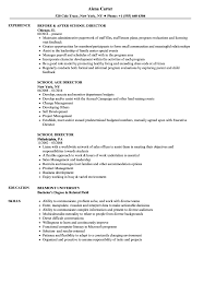 And how do you list education on a resume if you're still in college? School Director Resume Samples Velvet Jobs