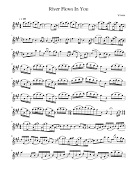 Print And Download In Pdf Or Midi River Flows In You Yiruma Free Sheet Music For Violin Made By Legitpotato26 River Flow In You Violin Sheet Music Violin