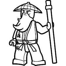 An Ancient China Farmer In Lego Coloring Page Netart
