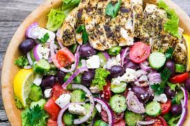 Thick chicken breast won't cook through over high heat before the exterior noticeably dries out. Grilled Chicken Greek Salad The View From Great Island