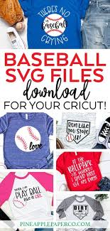 Download There S No Crying In Baseball Svg Pineapple Paper Co SVG, PNG, EPS, DXF File