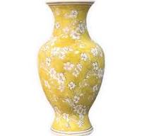 Galt International 14” Hand Painted Chinoiserie Ceramic Vase – Antique  Style Porcelain Flower Bottle by Galt International, Fishtail Chinese Vase  for ...