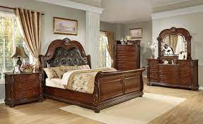 Shop for discount bedroom sets with bedroom furniture discounts; Brown Marble Bedroom Set Novocom Top