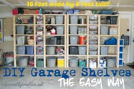 You know the drill, a place for everything and everything in its place? How To Build Garage Shelves Infarrantly Creative