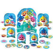 Baby Shark Table Decorating Kit 27pc Party City