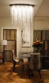 If the ceiling is higher, the recommended standard is to raise the chandelier 3 inches for each additional foot of ceiling height. Lighting In This Dining Room Cascade Luminaire Boyd Lighting Interior Design Home Decor Interior Design Living Room