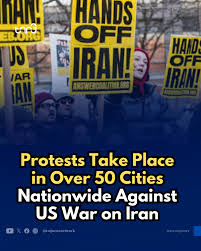 Protests against the war involving the United States and Israel against  Iran took place across dozens of U.S. cities on March 7 as part of a  nationwide day of action organized by