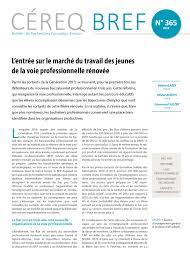 Trouver un emploi à abidjan : L Entree Sur Le Marche Du Travail Des Jeunes De La Voie Professionnelle Renovee Cereq