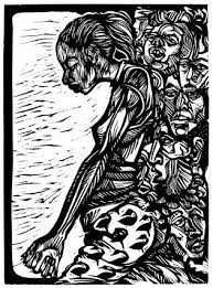 Black Art In America Steve Prince Faith Sankofa By Steve Prince With Images Linocut Printmaking Art Linocut Prints