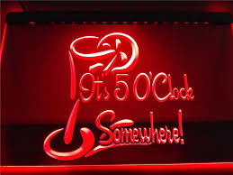 Get quick answers from somewhere juice bar staff and past visitors. Lb560 B It S 5 O Clock Somewhere Bar Beer New Led Neon Light Sign Neonlicht Zeichen Bierbar