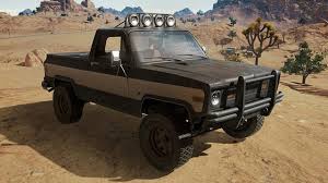 Sweet 1965 Chevy Pick Up With Rally Lights In The New Pubg Desert Map Papeis De Parede Para Download