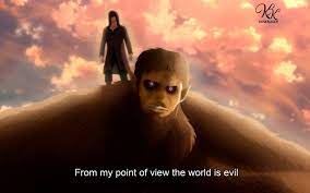 They want eradication of race. Yeager Brothers Titanfolk
