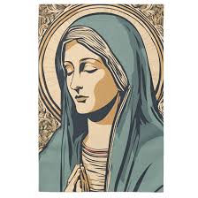 Virgin Mary Garden Flag, Blessed Mother Yard Decor, Mother of God Art,  Catholic Prints, Marian Artwork, Home Decor, Catholic Outdoor Decor