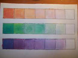 Resultado de imagen para tecnica de degradaciÃ³n de colores en paisajes para niÃ±os