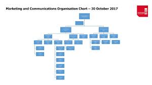 marketing and communications organisation chart 30 october