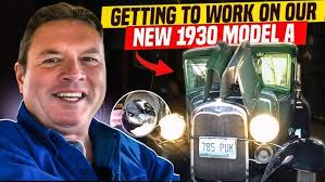 1930 Ford Model A Coupe halogen headlight connections made EASY!