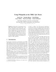 Watch level 16 online free where to watch level 16 level 16 movie free online Pdf Using Wikipedia At The Trec Qa Track