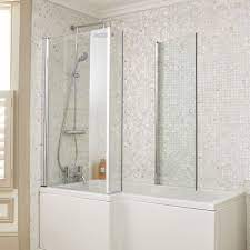 Showercube L Shaped Bath Screen Bath Shower Screens L Shaped Bath Shower Bath