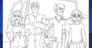 His idea of a birthday gift is to give them his own merch. Free Printable Scoob Characters Coloring Page Mama Likes This