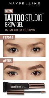 Tattoo Studio Waterproof Eyebrow Gel Creates Fuller Looking Definition That Last For Days Fill Waterproof Eyebrow Gel Eyebrow Makeup Eye Makeup Brushes Guide