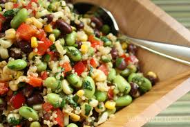 Maybe you would like to learn more about one of these? Corn Edamame And Quinoa Salad With Lemon Dijon Vinaigrette
