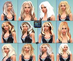 Weird highlights on cc hair. Bree S Sims Stuff Highlights