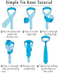 Start with the backside of the tie facing away from you, the wide end is on the right and the small end is on the left. 7 Easy Tie Knot Tutorials For Different Events