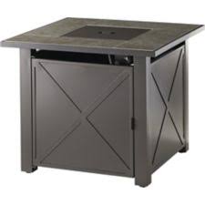 Add ambience to your existing patio dining table with this sleek modern fire feature, simply insert the gas connect through the umbrella hole For Living Plateau Tank In Fire Table Canadian Tire