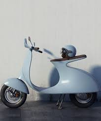 Giulio Iacchetti Reimagines The Classic 98cc Vespa With A Cantilevered Seat And Electric Motor Electric Vespa Vespa Scooters Vespa