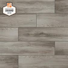 Lifeproof Shadow Wood 6 In X 24 In Porcelain Floor And Wall Tile 14 55 Sq Ft Case Lp33624hd1pr The Home Porcelain Flooring Wood Tile Floors Wood Tile