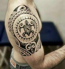 Polynesian turtle tattoo designs revolve around patterns and shapes. Polynesian Turtle Tattoo Design Tribal Polynesian Tattoo Designs Turtle Tattoo Designs Hawaiian Turtle Tattoos Tribal Shoulder Tattoos