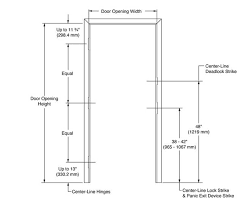 Standard Interior Door Height Rough Steel Doors Steel Door Detail Door Frame Molding