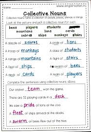 There are two sentences to combine into one by using a plural possessive noun. Collective Noun Worksheets Sumnermuseumdc Org