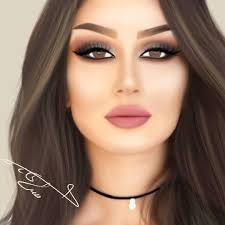 photo shared by مصطفى الجاف رسام رقمي on february 15 2019 tagging mostafa jaf image may contain 1 person closeup cute girl drawing girly m sarra art