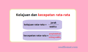 Kecepatan menyatakan perpindahan benda tiap satuan waktu dengan memerhatikan arahnya. Contoh Soal Kelajuan Dan Kecepatan Rata Rata Serta Penyelesaiannya Soalfismat Com