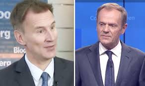 His birthday, what he did before fame, his family life, fun trivia facts, popularity he and his wife małgorzata raised a daughter named katarzyna and a son named michał. Brexit News Donald Tusk Laughs With Varadkar When Asked If Jeremy Hunt Should Resign Uk News Express Co Uk