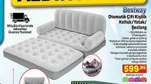 a101 bestway otomatik cift kisilik koltuk yatak sezlong yorumlari ve ozellikleri guncel brosur katalog kampanya ve aktuel urunler katalogu