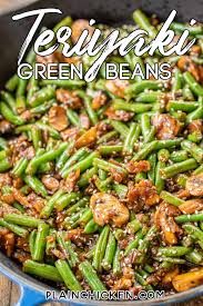 Teriyaki Green Beans Our Favorite Green Bean Recipe So Delicious Green Beans Shallot Mushrooms G In 2020 Green Bean Dishes Asian Side Dishes Green Bean Recipes