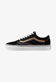 Black And Rainbow Vans Vans Old Skool Sneaker Low Black Multicolor True White Zalando De Turnschuhe Vans Schwarz Vans Sneakers