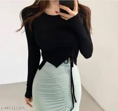 Letest One Side Dori Long Sleeve Top For Girls