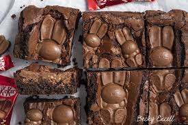 Kitkat easter break milk chocolate egg. Gluten Free Easter Bunny Brownies Recipe With Kit Kat Bunnies