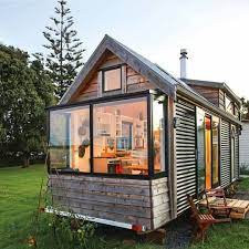 This Box Window Is Just Amazing Gives Such An Open Feel To It Houseplansforest Tiny House Australia Tiny House Exterior Tiny House Cabin