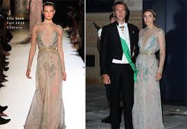 The gown—which was comprised of 25 meters of seven people were dedicated to making the dress, including three seamstresses, two petites mains, one patternmaker, and the head of the atelier. Wedding Dress Details Of Luxembourg Royal Wedding Arabia Weddings