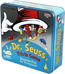 The cat in the hat how the grinch stole christmas green eggs and ham Dr Seuss Trivia Game Board Game Boardgamegeek