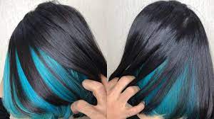 Contents  show 1 1. Smooth Carribean Blue With Peek A Boo Hair Color Youtube