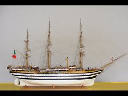 L'amerigo vespucci a castellammare di stabia, dove fu varata 89 anni fa. Amerigo Vespucci Il Modello Youtube