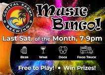 Music Bingo @ Coastal Karma Brewing