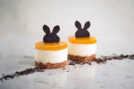 Und sie können für vielerlei spachlernaktivitäten genutzt werden. Mango Cheesecakes Mit Schoko Hasenohren Rezept Zotter Schokolade