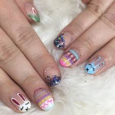 Easter Is Fast Approaching People I Had Really Good Fun With These Easternails I Ve Still Got A Few Appointments A Easter Nail Art Nail Harmony Easter Nails