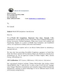 Sample cover letter for halliburton out any possible inconsistencies in your sample cover letter for halliburton paper. Pdf Woc Introduction Letter Farhan Khan Academia Edu